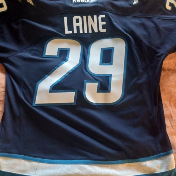 Reebok Winnipeg Jets Home Jersey Laine 29 - Picture 2 of 4